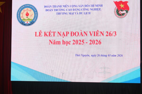 Hội nghị công bố quyết định Ban chấp hành đoàn Thanh niên cộng sản Hồ Chí Minh trường Cao đẳng Công nghiệp, Thương mại và Du lịch IMG 5454