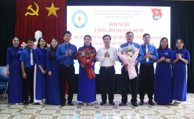 Hội nghị công bố quyết định Ban chấp hành đoàn Thanh niên cộng sản Hồ Chí Minh trường Cao đẳng Công nghiệp, Thương mại và Du lịch Untitled 2 1